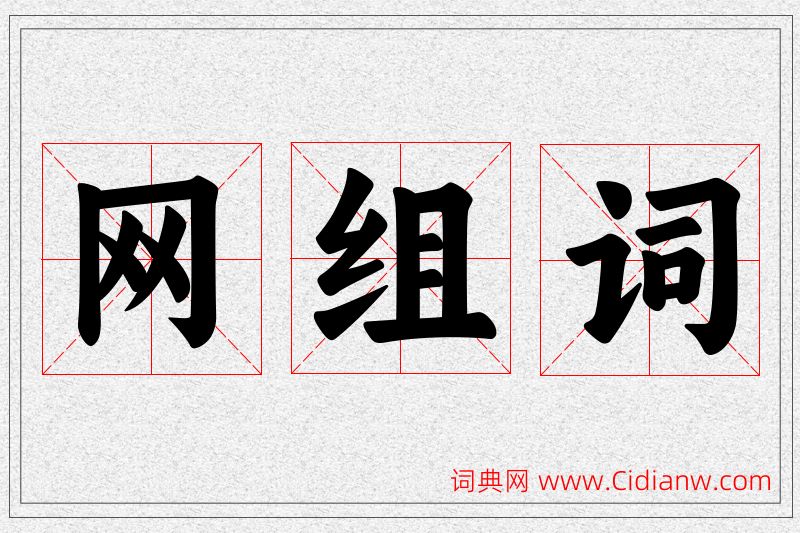 网字的组词