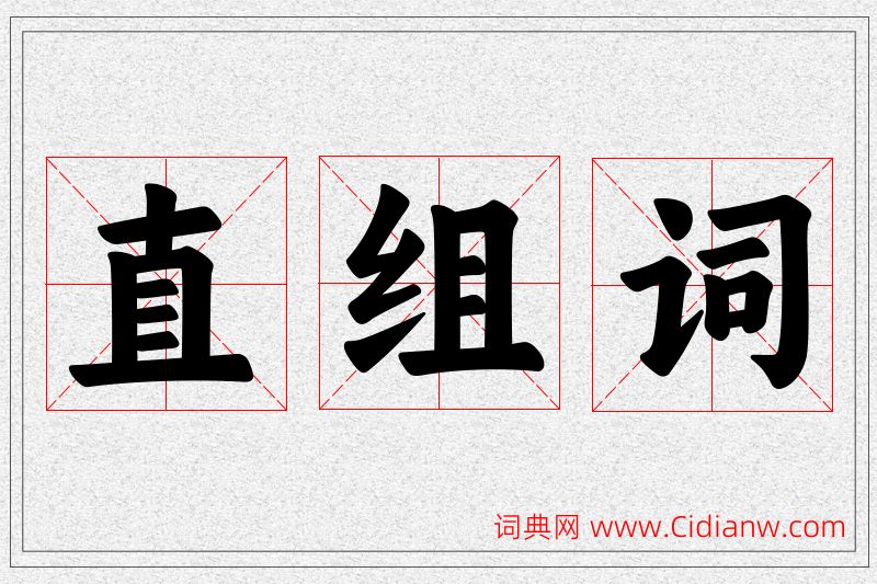 直字的组词